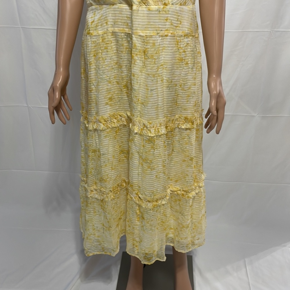 Lauren Ralph Lauren Petite Floral Georgette Sleeveless Midi Dress - Picture 5 of 6